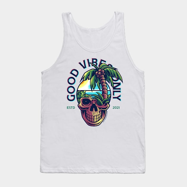 Good Vibes Only Tank Top by angoes25